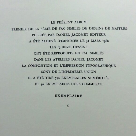 15 Visages DEnfants De Dürer À Dufy Paris 1968 Daniel Jacomet #6/750 - Picture 3 of 11